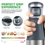 Immersion Blender Handheld 1100W 3 in 1 Corded Stick Hand Blenders for Kitchen with Trigger Speed Control, with Whisk, Milk Frother Attachemnts, Perfect Emulsifier for Soup, Smoothie, Puree - Image 6