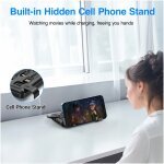 JIUMESS 20000mAh Power Bank Portable Charger with Cables, USB Battery Pack - Image 3