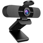 EMEET 1080P Webcam with Microphone, C960 Web Camera, 2 Mics