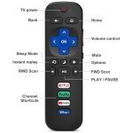 (Pack of 2) Replacement-Remote-Control for Roku-TV,Compatible - Image 3