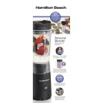 Hamilton Beach Personal Blender, 14 oz. Jar, Stainless Steel Blade, Leak-Proof Lid, Great for Shakes and Smoothies, Black - Image 7