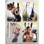 GHB Gymnastic Rings Wooden Gym Rings 1.25" Olympic Rings Adjustable Straps Pull Up Rings Sets for Workout Bodyweight Fitness Training - Image 8