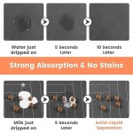 Pet Feeding Mat-Absorbent Pet Placemat for Food and Water Bowl - Image 5