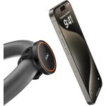 A2C Gym Fitness Phone Mount for MagSafe - 17 N52 Strong Magnets Stable and Secure Phone Mount with Adjustable Strap, Compatible with Gym Equipment, Stroller, Shopping Cart, Exercise Bikes