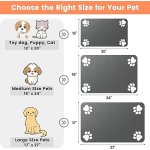 Pet Feeding Mat-Absorbent Pet Placemat for Food and Water Bowl - Image 6