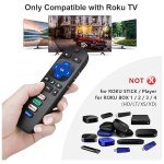 (Pack of 2) Replacement-Remote-Control for Roku-TV,Compatible - Image 4