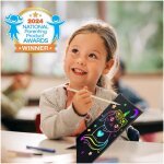 ZMLM Scratch Paper Art-Crafts Gift: 2 Pack Rainbow Notebooks Supplies Toys - Image 7