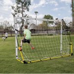 SKLZ Quickster Soccer Goal - Portable Goal for Backyard & Field - Durable Tension-Tite Frame & Heavy Gauge 2-Ply Net - Adjustable Click-Lock Poles, Metal Stakes - Carrying Case with Handle - Image 4