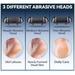 Electric Callus Remover for Feet with 3 Roller Heads 2 Speed Rechargeable - Image 2