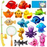 CozyBomB™ Kids Fishing Bath Toys Game | Magnetic Floating Toy Magnet Pole