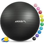 APEXUP Yoga & Pilates Ball - Anti Slip Heavy Duty Gym Ball for Fitness, Balance & Core Workout