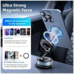 Vacuum Magnetic Phone Holder for Your car 106 LBS Extra Strong Suction Cup - Image 3