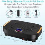 AXV Vibration Plate Fitness Platform Exercise Machine Vibrating Lymphatic Drainage Shaking Full Body Shaker Workout Vibrate Stand Shake Board Sport Gym for Weight Loss Fat Burner for Women Men - Image 6