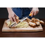 Deiss PRO Citrus Lemon Zester & Cheese Grater — Parmesan Cheese, Lemon, Ginger, Garlic, Nutmeg, Chocolate, Vegetables, Fruits - Razor-Sharp Stainless Steel Blade + Protect Cover - Dishwasher Safe - Image 5