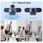 EMEET 1080P Webcam with Microphone, C960 Web Camera, 2 Mics - Image 3
