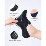 IDEGG No Show Socks Women & Men Low Cut Ankle Short Athletic Running Casual Invisible Liner Socks - Image 3