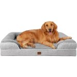 EHEYCIGA Orthopedic Dog Beds Large Sized Dog, Waterproof Memory Foam Pet Bed