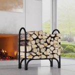 Fire Beauty Firewood Rack Log Holder,Log Storage Holder,Storage Rack,Firewood Stacker for Fireplace Indoor Outdoor(Middle) - Image 2