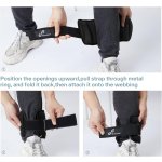 Sportneer Adjustable Ankle Weights 1 Pair 2 4 6 8 10 Lbs Leg Weight Straps for Women Men, Weighted Ankle Weights Set for Gym,Fitness, Workout,Walking, Jogging,1-5 lbs Each Ankle, 1 Pair 2-10 lbs - Image 7