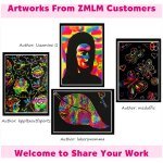 ZMLM Scratch Paper Art-Crafts Gift: 2 Pack Rainbow Notebooks Supplies Toys - Image 5