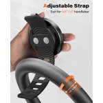 A2C Gym Fitness Phone Mount for MagSafe - 17 N52 Strong Magnets Stable and Secure Phone Mount with Adjustable Strap, Compatible with Gym Equipment, Stroller, Shopping Cart, Exercise Bikes - Image 7