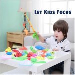 CozyBomB™ Kids Fishing Bath Toys Game | Magnetic Floating Toy Magnet Pole - Image 3