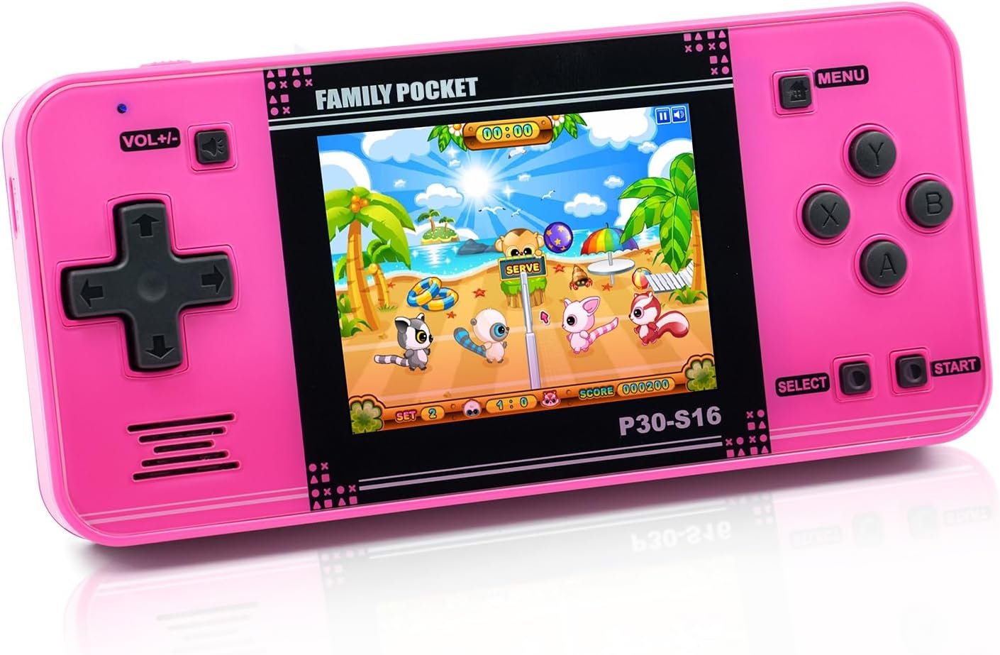 71kN8tuvadL._AC_SL1500_ Handheld Game for Kids -Preloaded 220 Retro Video Games, Portable Gaming Player - Image 1