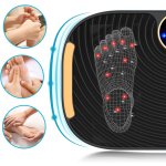 AXV Vibration Plate Fitness Platform Exercise Machine Vibrating Lymphatic Drainage Shaking Full Body Shaker Workout Vibrate Stand Shake Board Sport Gym for Weight Loss Fat Burner for Women Men - Image 5