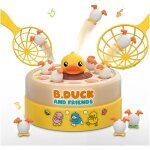 B.Duck Games for Kids Age 4-6, Board Games Bounce and Catch Duck Toys - Image 4