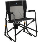 GCI OUTDOOR Freestyle Rocker Outdoor Rocking Chair with Beverage Holder