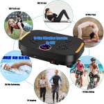 AXV Vibration Plate Fitness Platform Exercise Machine Vibrating Lymphatic Drainage Shaking Full Body Shaker Workout Vibrate Stand Shake Board Sport Gym for Weight Loss Fat Burner for Women Men - Image 2