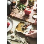 Spoon Rest for Stove Top, Spoon Holder for Kitchen Counter, Spatula Holder, Ceramic Coffee Spoon Rest, Gradient Brown, 5.12" - Image 7