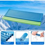 4 Pack Cooling Towel (40"x12"), Soft Breathable Chilly Towel, Ice Towel, Microfiber Towel for Yoga, Sport, Running, Workout,Gym, Camping, Fitness, Workout & More Activities(Multicolor) - Image 5