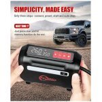R8 Tire Inflator Portable Air Compressor, DC 12V Air Compressor Portable - Image 2