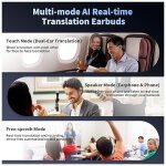 AI Translation Earbuds Real Time 3-in-1, 144 Language Translator Earbuds - Image 3