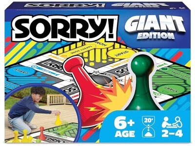 Giant SORRY! Classic Family Board Game Indoor Outdoor Retro Party Activity