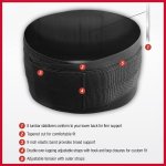 MUELLER Sports Medicine Adjustable Back Brace, Ideal for Upper and Lower Back Pain, Relief & Support for Men and Women, Strains, Sciatica, Scoliosis, Black - Image 7