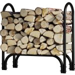 Fire Beauty Firewood Rack Log Holder,Log Storage Holder,Storage Rack,Firewood Stacker for Fireplace Indoor Outdoor(Middle) - Image 9