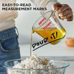 Pyrex Essentials (2-Pack) Glass Measuring Cups Set, (1 & 2 Cup) Measuring Cups For Prepping, Baking and Cooking, Preheated Oven, Dishwasher, Freezer, and Microwave Safe - Image 4