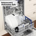 Urbanstrive Cheese Grater With Container Box Grater Stainless Steel Graters for Kitchen Cheese Shredder Parmesan Shredder Kitchen Gadgets Kitchen Tools Kitchen Gifts for Chef Dishwasher Safe Zester - Image 7