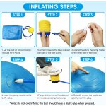 APEXUP Yoga & Pilates Ball - Anti Slip Heavy Duty Gym Ball for Fitness, Balance & Core Workout - Image 7