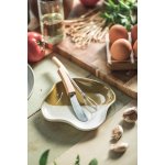 Spoon Rest for Stove Top, Spoon Holder for Kitchen Counter, Spatula Holder, Ceramic Coffee Spoon Rest, Gradient Brown, 5.12" - Image 3