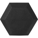 Rubber Encased Hex Dumbbell, Multiple Sizes - Image 4