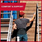 MUELLER Sports Medicine Adjustable Back Brace, Ideal for Upper and Lower Back Pain, Relief & Support for Men and Women, Strains, Sciatica, Scoliosis, Black - Image 8